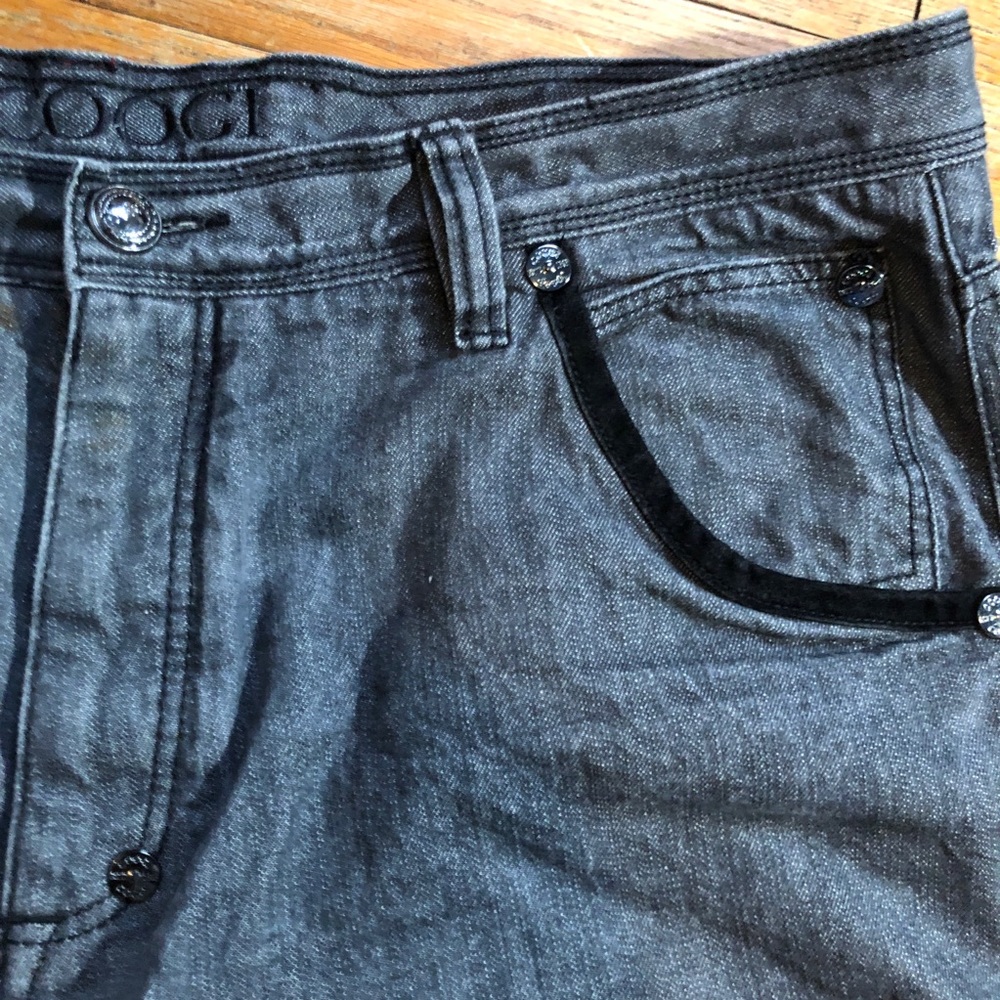COPY - Coogi Black Washed Men’s Jeans Size 44x35 - Picture 3 of 8